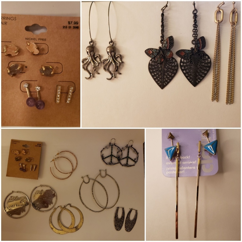Lot of 15 Pairs of Earrings
